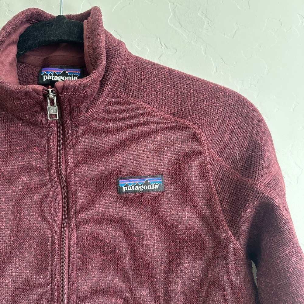 Patagonia | W's Better Sweater 1/4-Zip Fleece Jacket‎ in Dark Ruby Size Small - Picture 5 of 6